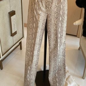 𝅺Python lamb skin slacks from Saks